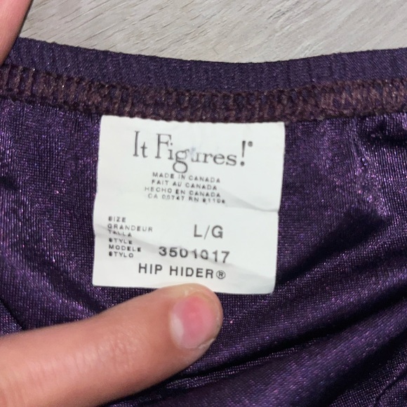 Purple Silk Skirt - Picture 3 of 4